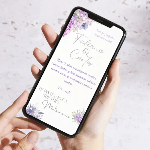 Invitación Digital Fabiana & Carlos | Parte L