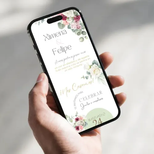 Invitación Digital Ximena & Felipe | Parte L